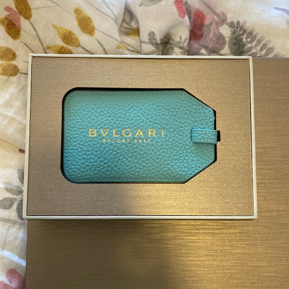 Bvlgari luggage tag brand new